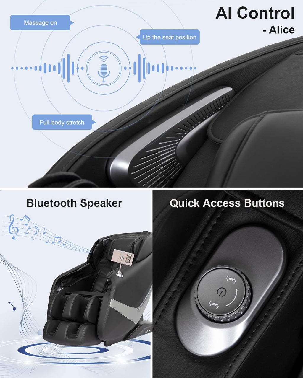 RELX 2026 Massage Chair Full Body, Zero Gravity Airbag Shiatsu Massage Chair with SL-Track, Heating, AI Control, Body Scan, 13 Modes, Foot Rollers, and Deep Yoga Stretch (Beige)
