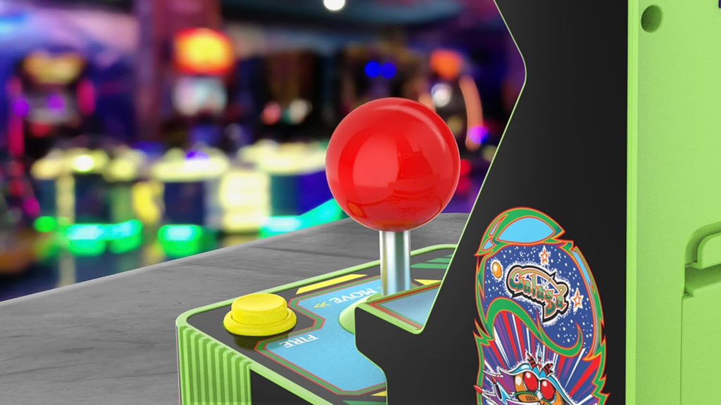 My Arcade NEW Galaga Red Joystick Player: Galaga and Galaxian Portable Console, Retro Games - 3.5" Full Color Display