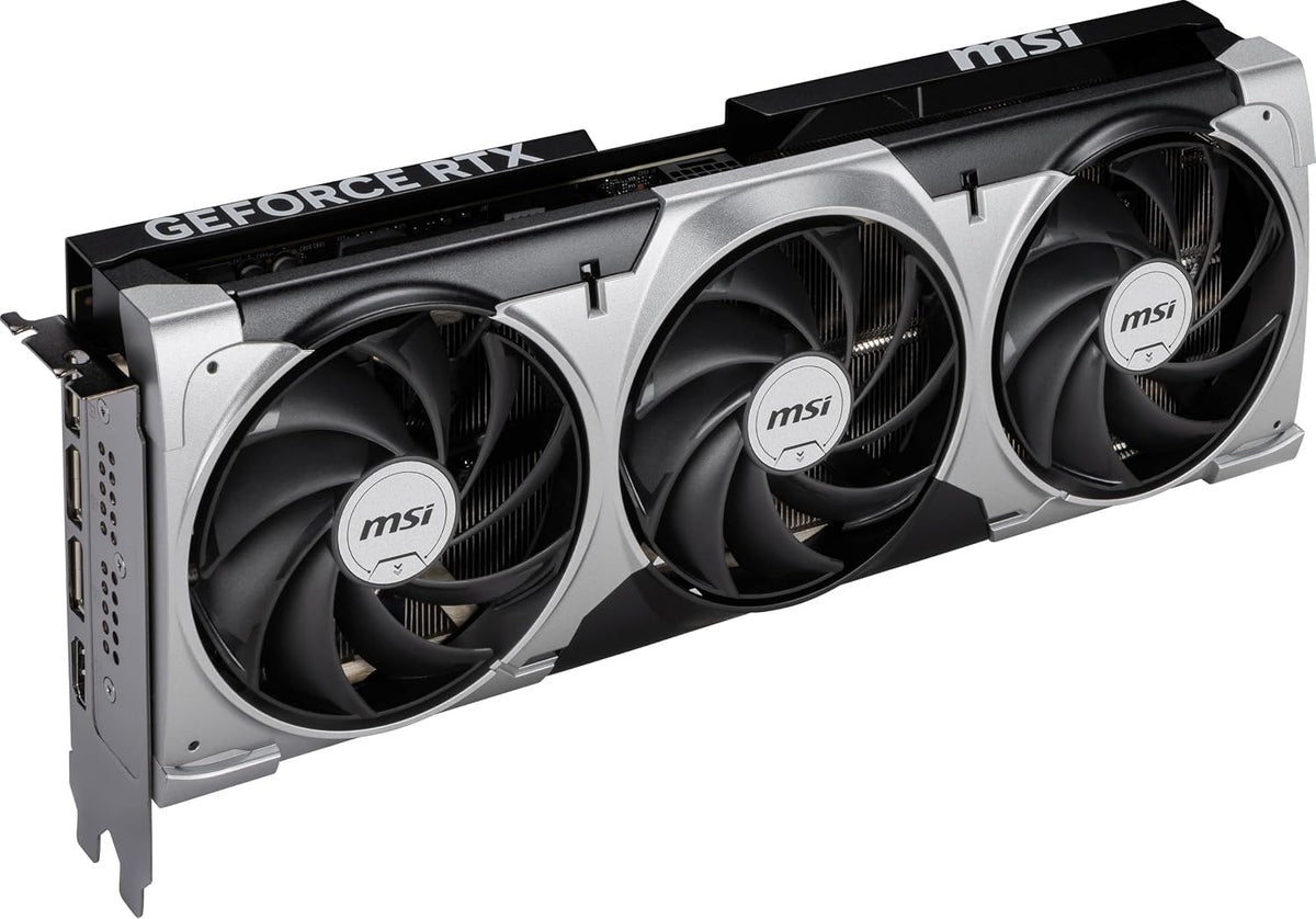 msi Gaming RTX 5080 16G Ventus 3X OC Graphics Card (16GB GDDR7, 256-bit, Extreme Performance: 2655 MHz, DisplayPort x3 2.1a, HDMI 2.1b, NVIDIA Blackwell Architecture)