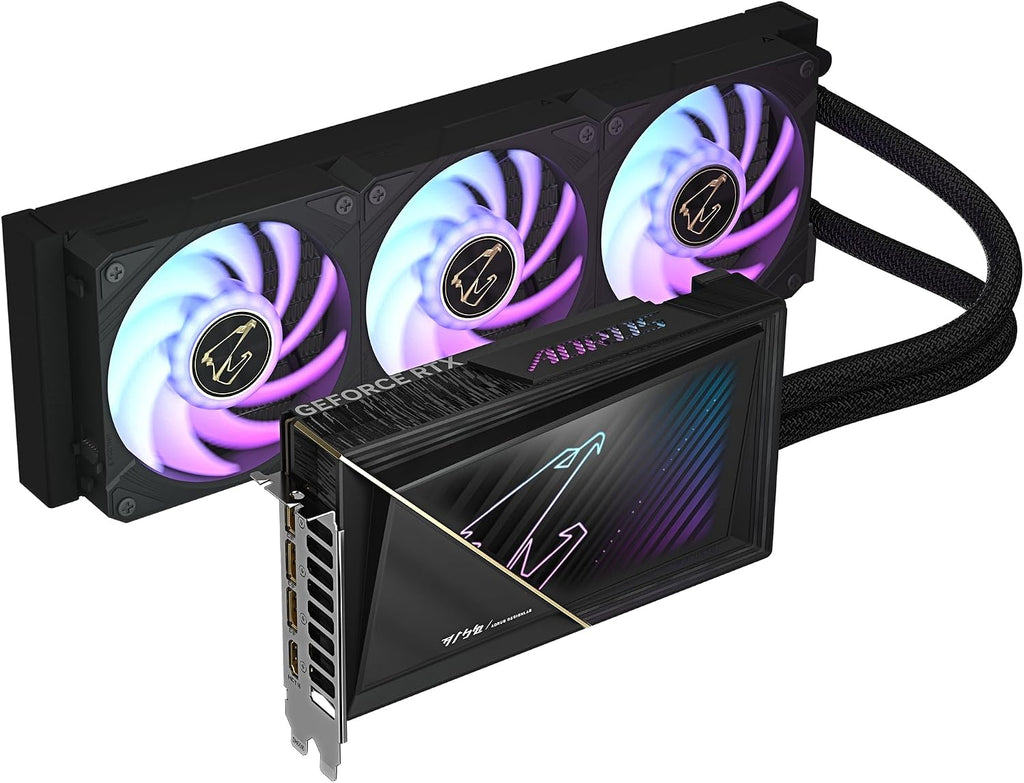 Gigabyte Aorus GeForce RTX 5080 Xtreme Waterforce 16G Graphics Card - 16GB GDDR7, 256 Bit, PCI-E 5.0, 2805MHz Core Clock, 3 x DP 2.1a, 1 x HDMI 2.1b, NVIDIA DLSS 4, GV-N5080AORUSX W-16GD