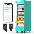Smart AI Vending Machine (with Card Reader) Features AI Visual Recognition and Cashless Payment Support; Ideal for Gyms, Schools, Hotels, Entertainment Venues, and More (Black)