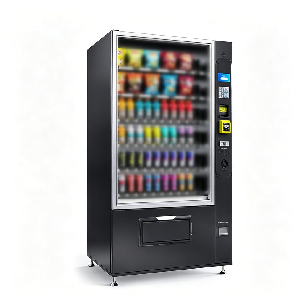 Commercial Combo Vending Machine for Sale, Refrigerated Snack Drink Vending Machine Beverage Dispenser with Card Reader Touch Screen for Airport Hospital School Office