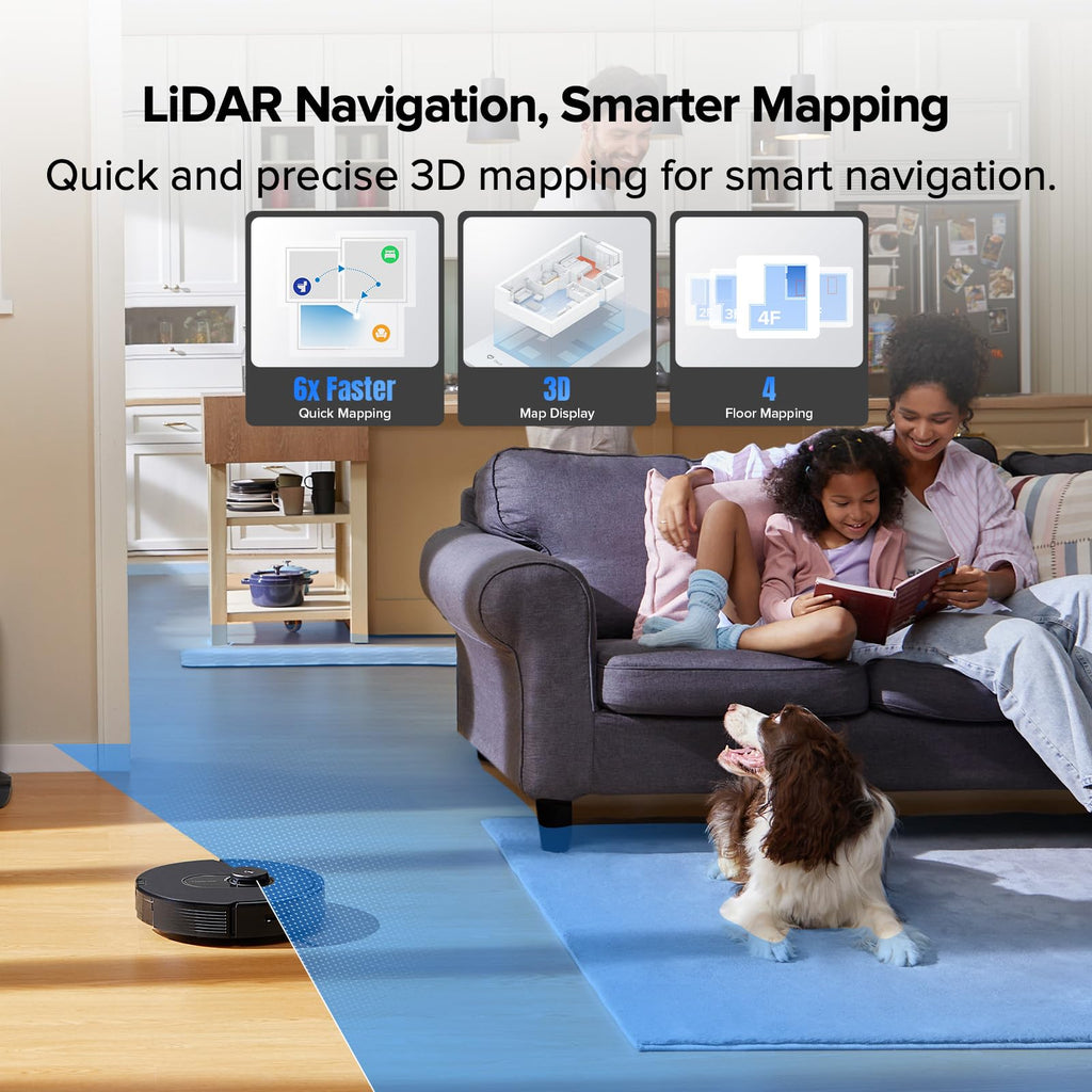 roborock Saros 20 Robot Vacuum and Mop, 36,000 Pa, 3.46 in Double-Layer Threshold, 3.14’’ Ultra Slim, Zero-Tangle, 212°F Hot Water Wash, AI Powered Smart Cleaning for Carpet, 300+ Obstacle Avoidance