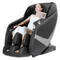 RELX 2026 Massage Chair Full Body, Zero Gravity Airbag Shiatsu Massage Chair with SL-Track, Heating, AI Control, Body Scan, 13 Modes, Foot Rollers, and Deep Yoga Stretch (Beige)