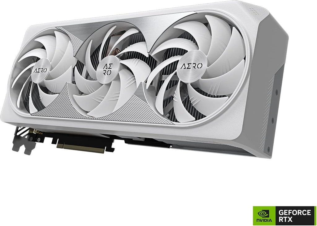 GIGABYTE GV-N4090AERO OC-24GD GeForce RTX 4090 AERO OC 24G Graphics Card, 3X WINDFORCE Fans, 24GB 384-bit GDDR6X, Video Card
