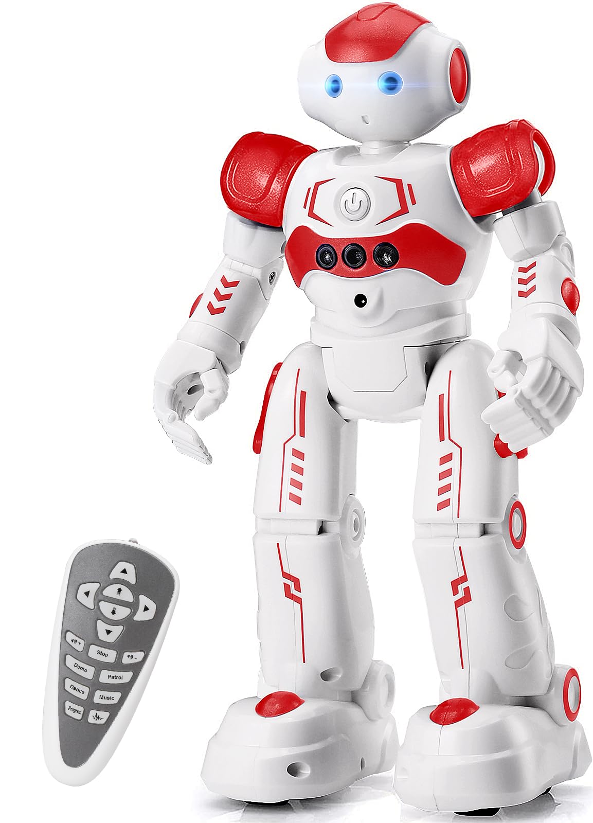 KingsDragon RC Robot Toys for Kids, Gesture & Sensing Programmable Remote Control Smart Robot for Age 3 4 5 6 7 8 Year Old Boys Girls Birthday Gift Present