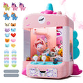 Skirfy Claws Machines for Kids Age 6+, Mini Vending Machines Girls Unicorns Toys with Sound & 20 Mini Plush Toys,Arcades Game Indoor Toy for Home Party Birthday