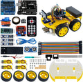 LAFVIN Smart Robot Car Kit Include Ultrasonic Sensor,R3 Board Compatible with Arduino IDE with Tutorial