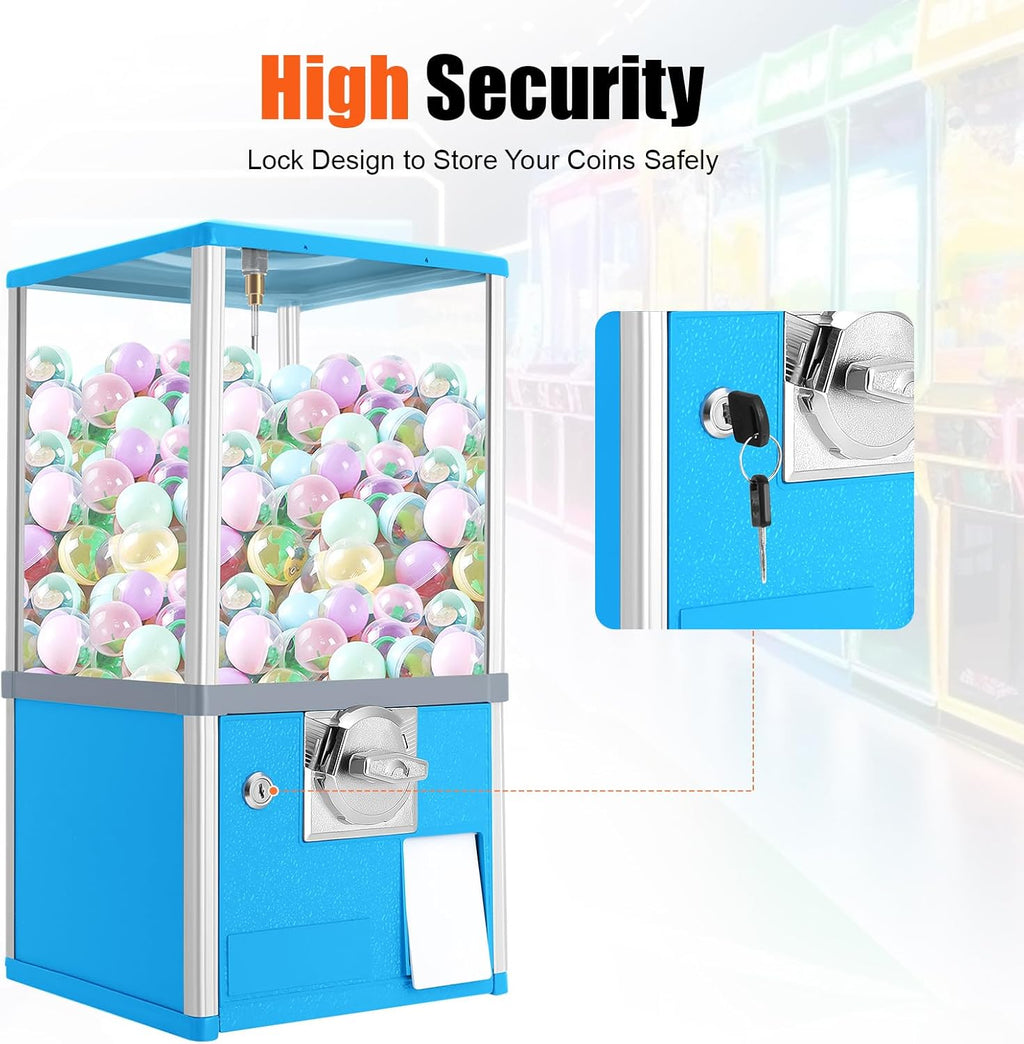 Capsule Vending Machine Toy Mini Vending Machine, Gumball Machine for Kids, Toys Vending Dispenser for Game Stores Retail Stores