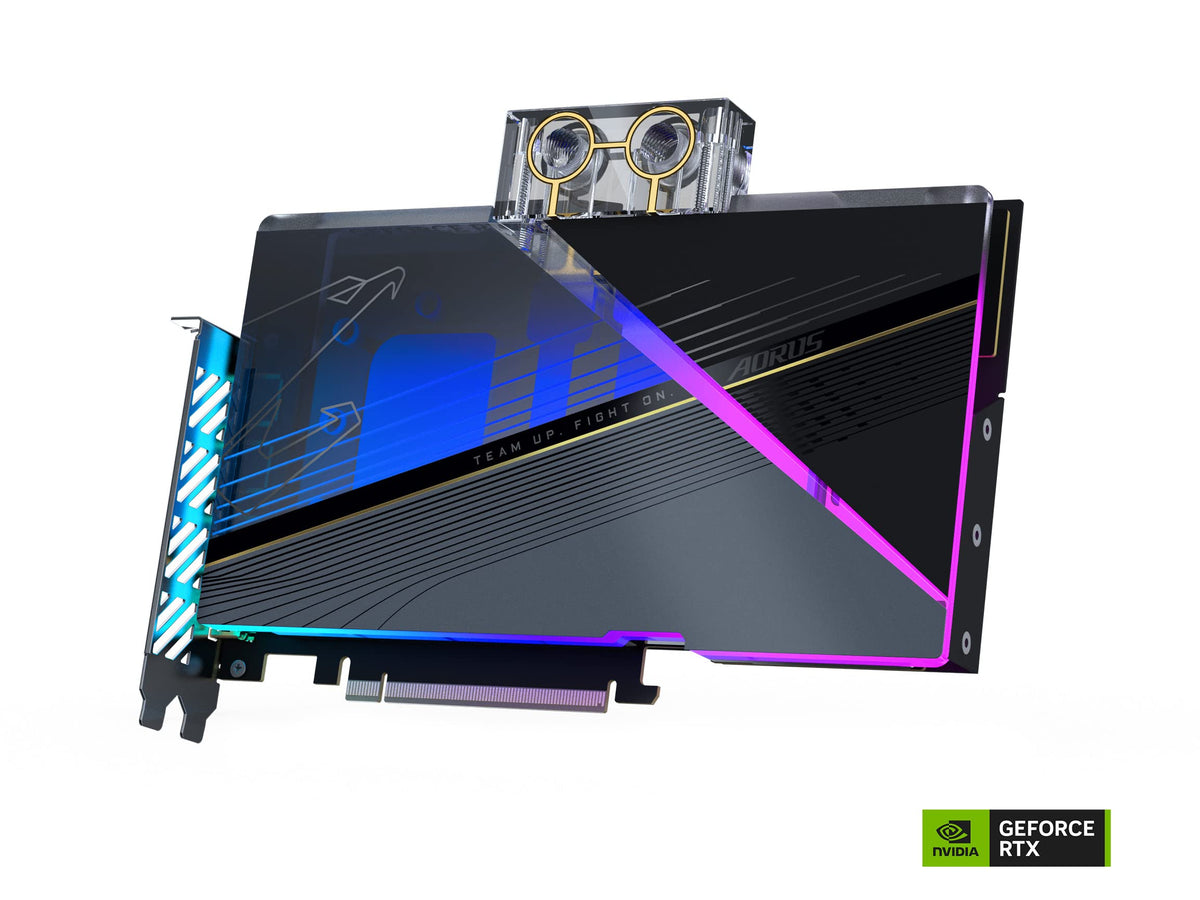 Gigabyte AORUS GeForce RTX 4080 16GB Xtreme WATERFORCE Graphics Card, WATERFORCE All-in-one Cooling System, 16GB 256-bit GDDR6X, GV-N4080AORUSX W-16GD Video Card