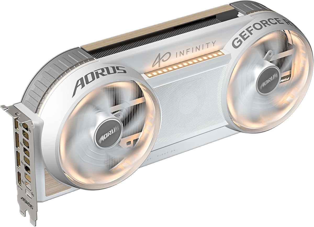 GIGABYTE AORUS GeForce RTX 5080 Infinity Wood 16G Graphics Card, 16GB 256-bit GDDR7, PCIe 5.0, WINDFORCE HYPERBURST Cooling System, GV-N5080AORUSIF WD-16GD Video Card