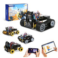 Robotics for Kids Ages 12-16, ACEBOTT 4 in 1 Smart Robot Arm with 5DOF + Tank Car, STEM Toys Coding Kit Compatible with Arduino & Scratch, App & Remote Control, for Kids & Teens