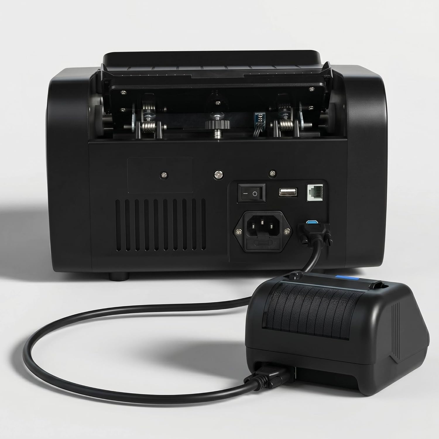 Thermal Printer for KzT0060 Money Counter Machine Mixed Denomination，Bill Checker Machine，Printer Integrates External Display