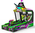 CREATIVE ARCADES Neon Pirate Dual-Lane Skeeball Machine, Coin Operated, Ticket Redemption, LED Lighting, Pirate Theme, for Arcades and FECs
