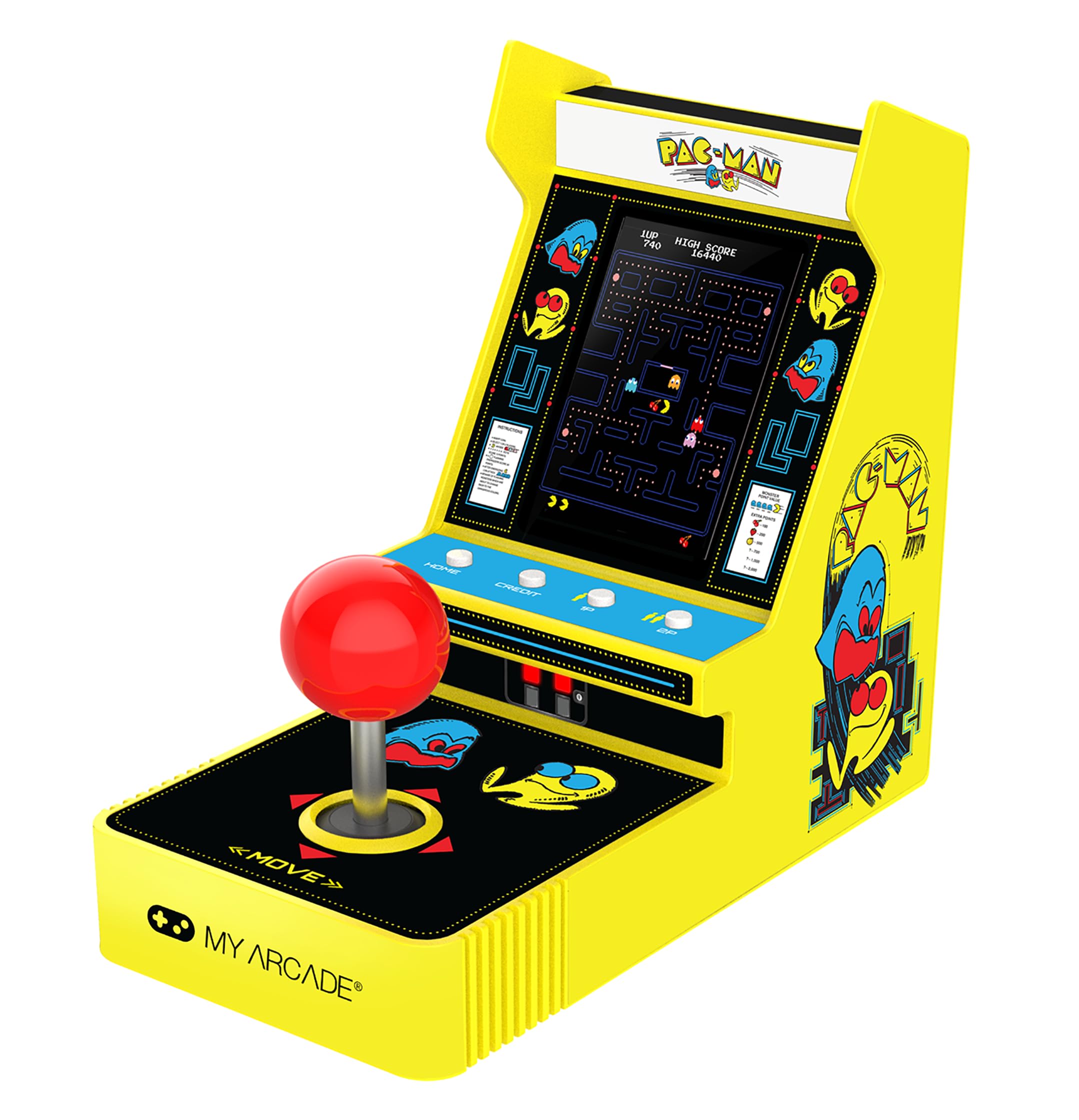 My Arcade Sonic Joystick Player: Sonic The Hedgehog, 2 Games in 1, Sega Classic, Gifts for Kids and Adults