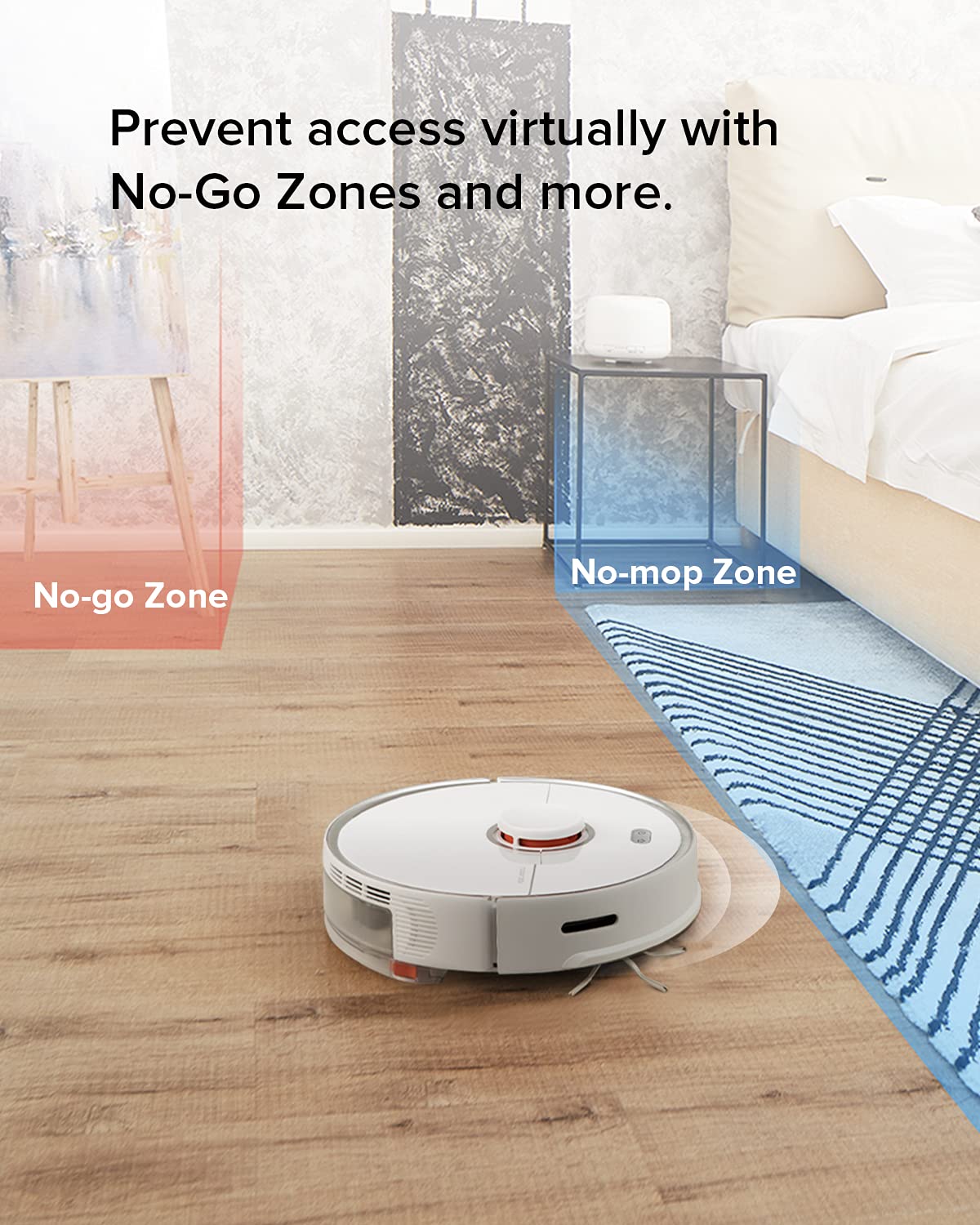 roborock Q10 S5+ Robot Vacuum and Mop, 10,000Pa Suction, Upgraded from Q8 max+, 70 Days Self-Emptying, Obstacle Avoidance, Sonic Mopping, Dual Anti-Tangle Design, Auto Mop Lifting, Black