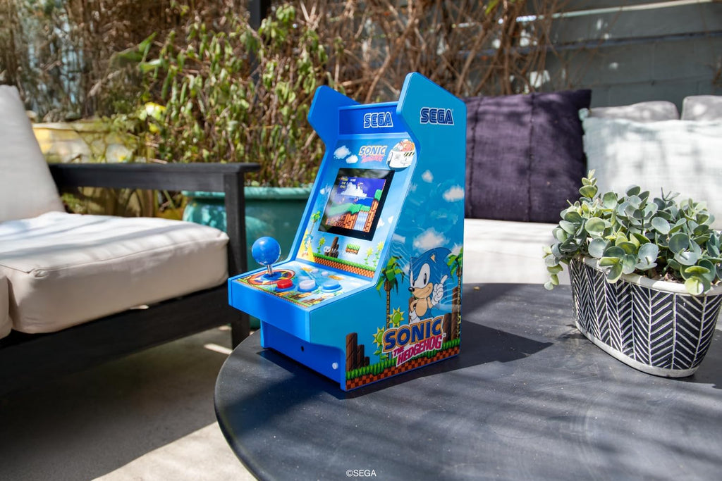 My Arcade Sonic The Hedgehog Mighty Player: Sega Retro Arcades, Sonic Games, 4 Classic Sega Games in 1, Sonic Toys, 11 Inch Arcade Gaming
