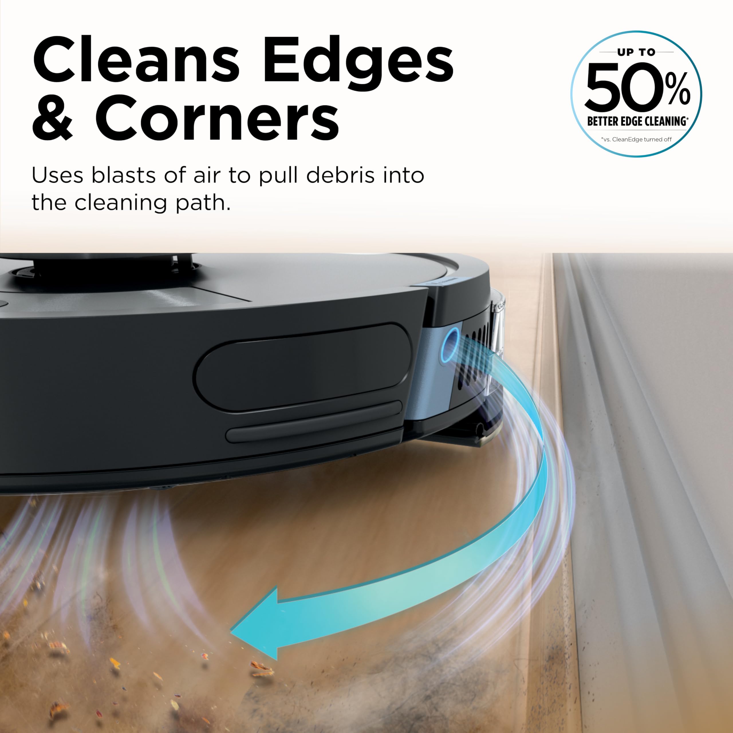 Shark Matrix Plus | 2-in-1 Robot Vacuum & Mop for Carpets & Hard Floors | Sonic Mopping & Powerful Suction for Pet Hair | Self-Empty Base | 60-Day Capacity | HEPA | LiDAR Nav | Black/Gold | AV2610WA