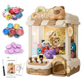Unicorn Claw Machine for Kids, Arcade Prize Grabber with 20 Mini Plush Toys and 20 Capsules, 3-Lever Controls, Lights and Music, Gift for Ages 3 and Up