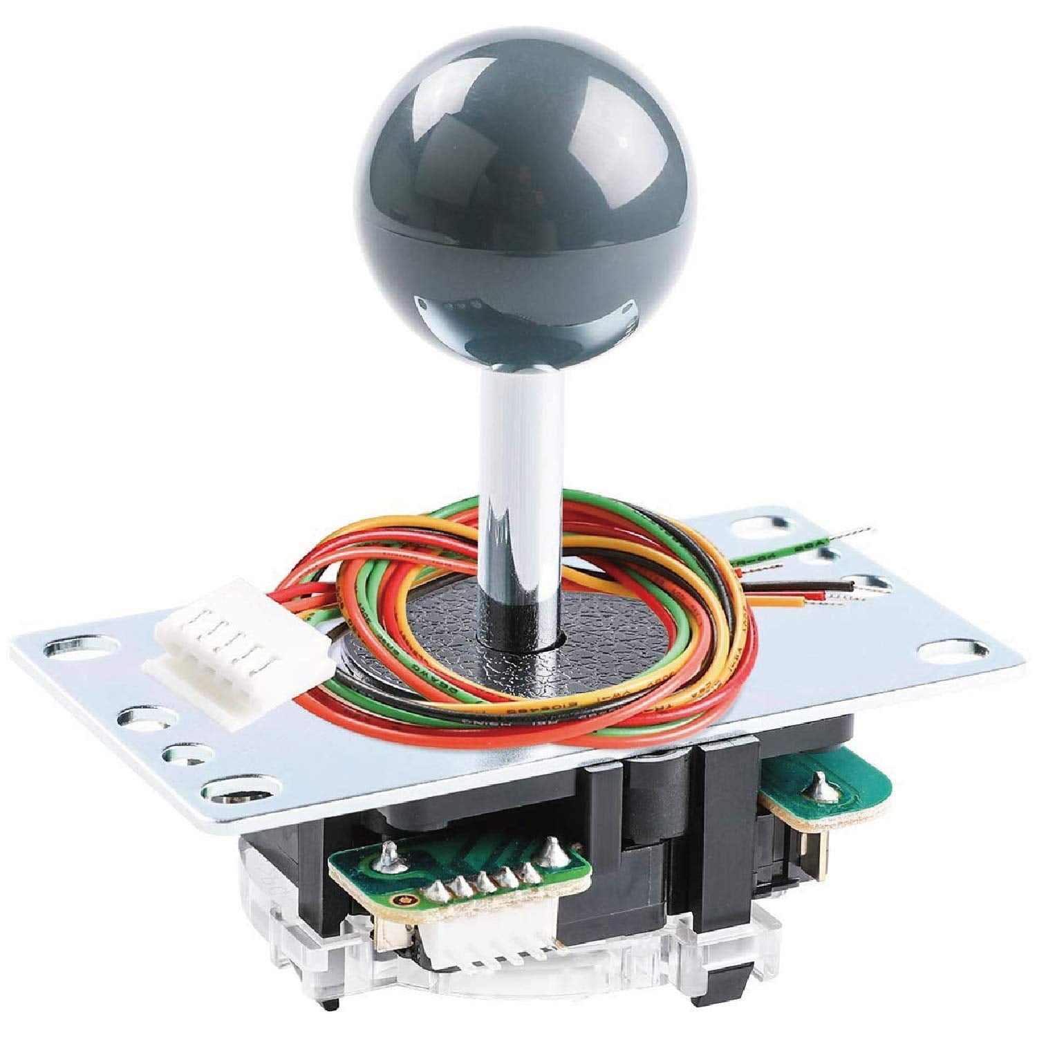 SANWA JLF-TP-8YT Joystick Red Original - for Arcade Jamma Game 4 & 8 Way Adjustable, Compatible with Catz Mad SF4 Tournament Joystick (Red Ball Top), Use for Arcade Game Machine Cabinet S@NWA
