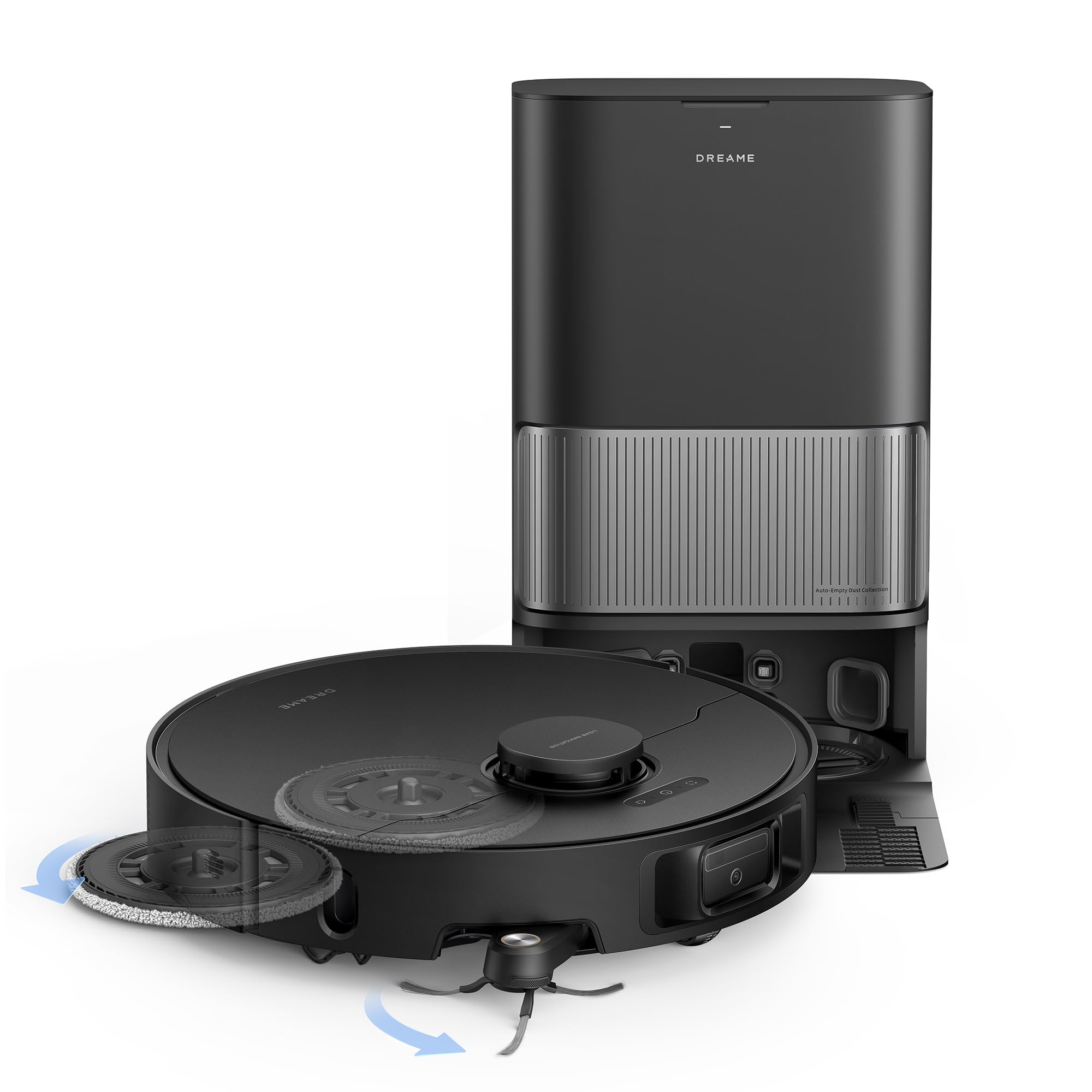 DREAME L40s Ultra AE Robot Vacuum and Mop Combo, 19,000Pa Suction, Self Emptying Dust Box, Flexible Mop & 167℉ Self Cleaning Washboard, Diverse Brush Selection, All-in-One Station, Auto Refill