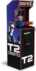 Arcade1Up Terminator 2 Deluxe Arcade Machine with Real-Feel Arcade Guns, 17" BOE Color Monitor, Dual Speakers and Wi-Fi Online Leaderboards, 5' Tall