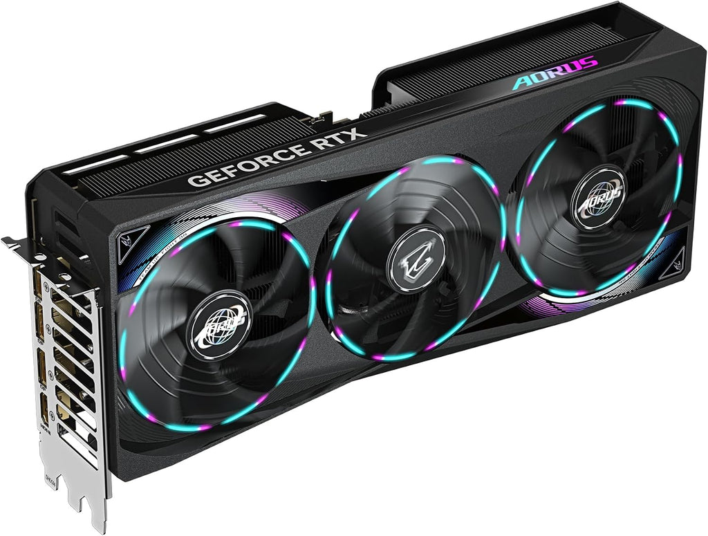 Gigabyte Aorus GeForce RTX 5070 Master 12G Graphics Card - 12GB GDDR7, 192 Bit, PCI-E 5.0, 2715 MHz Core Clock, 3 x DP 2.1a, 1 x HDMI 2.1b, NVIDIA DLSS 4, GV-N5070AORUS M-12GD