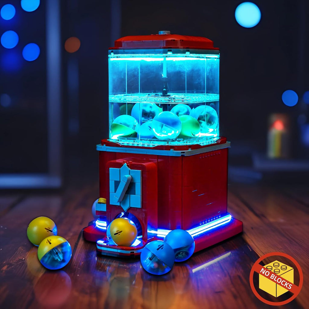 BrickBling Light Kit Compatible with Lego Minifigure Vending Machine 21358-Classic Version (Excluding Bricks)