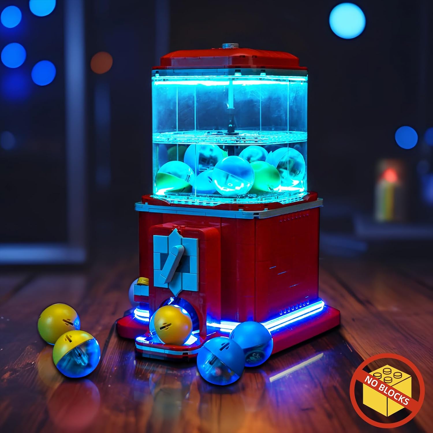 BrickBling Light Kit Compatible with Lego Minifigure Vending Machine 21358-Classic Version (Excluding Bricks)