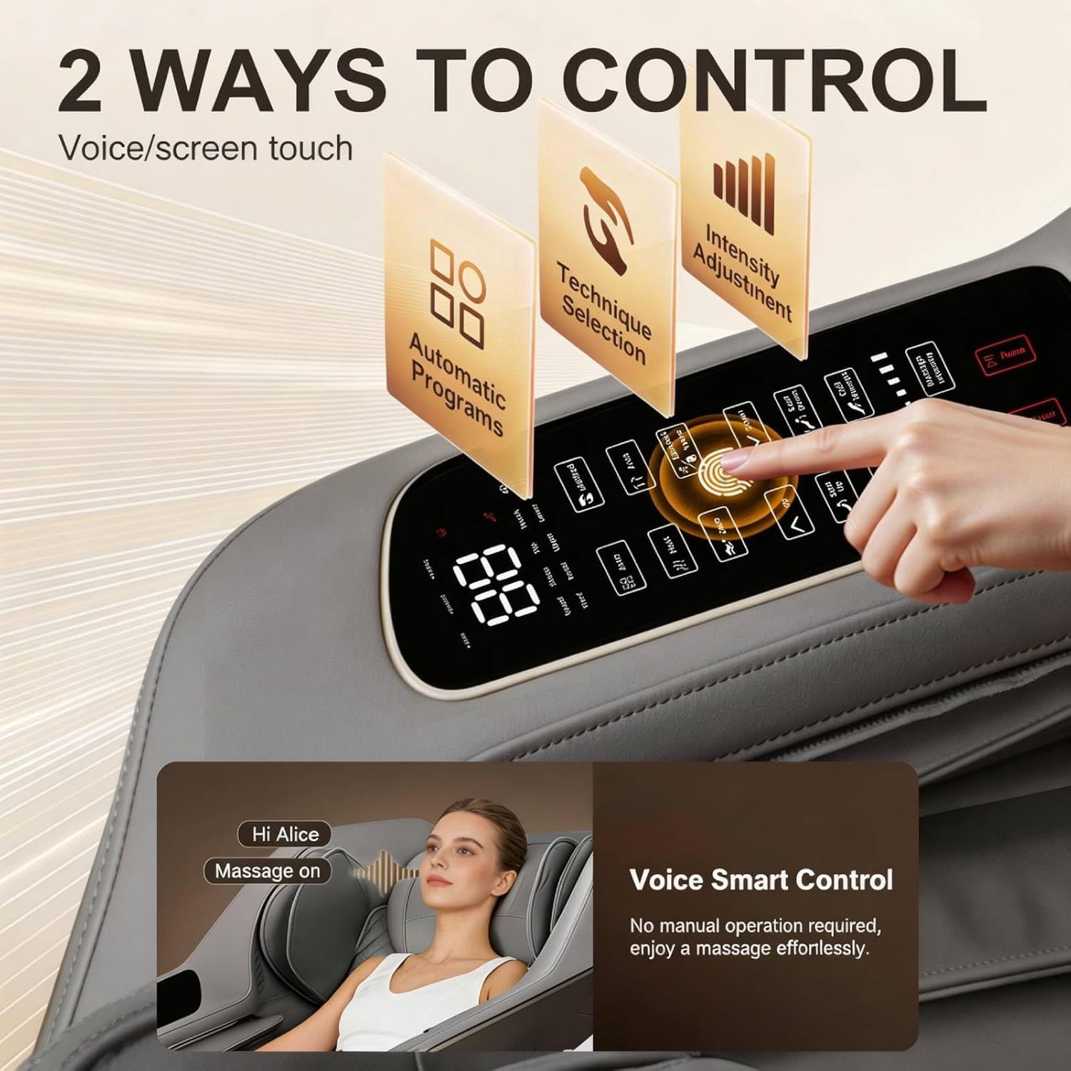 4D Massage Chair Full Body, 20 Modes Zero Gravity Massage Chair with 53.15 Inches SL Track, Foot Massage, Neck and Shoulder Massage, Shiatsu, Bluetooth Speaker, Home, Navy Blue