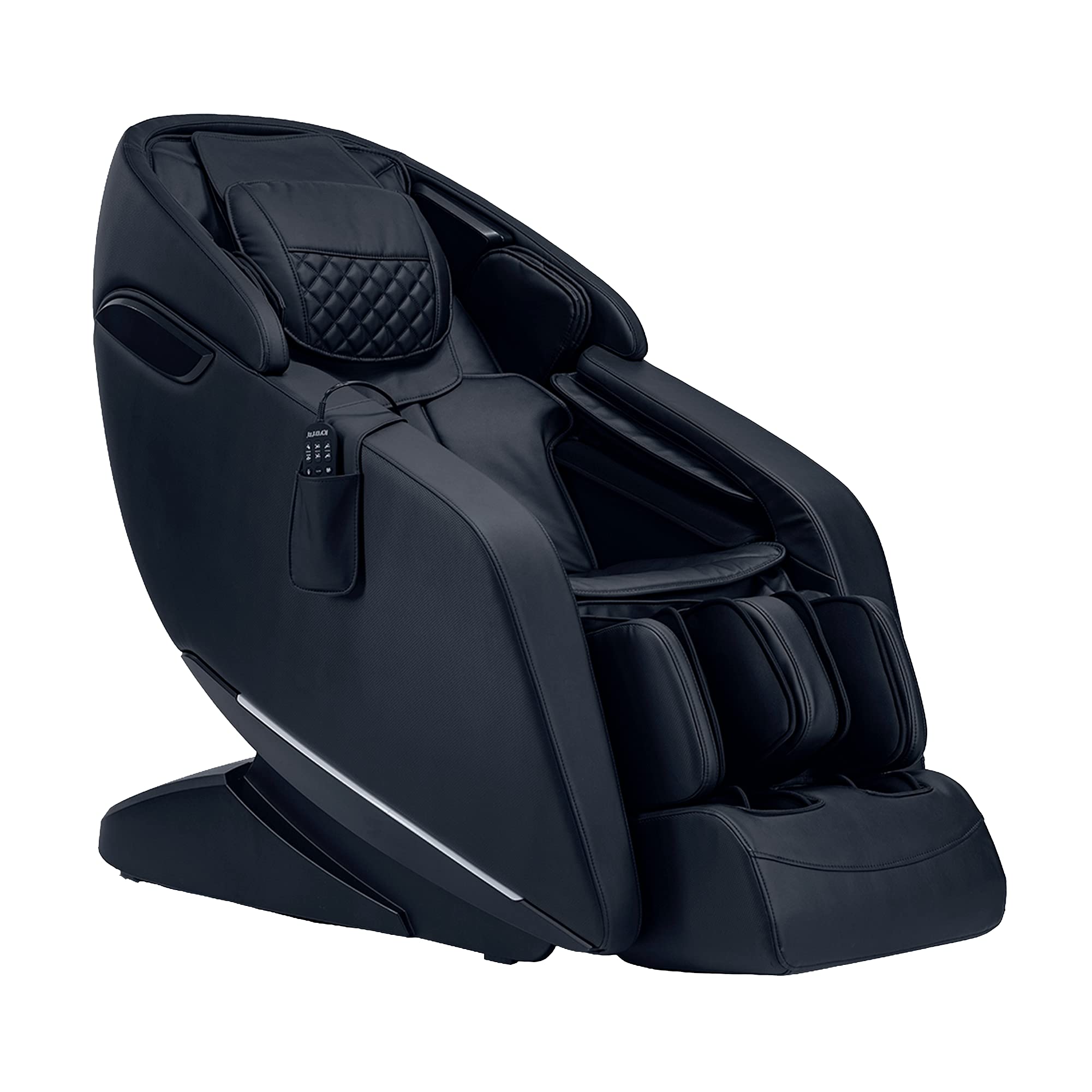 Kyota M380 Genki Massage Chair, Black, Modern Style, Zero-Gravity Recliner, Shiatsu Massage, Voice Controlled, Chromotherapy Lights, 50 x 30 x 40 inches, 200 lbs Weight Capacity