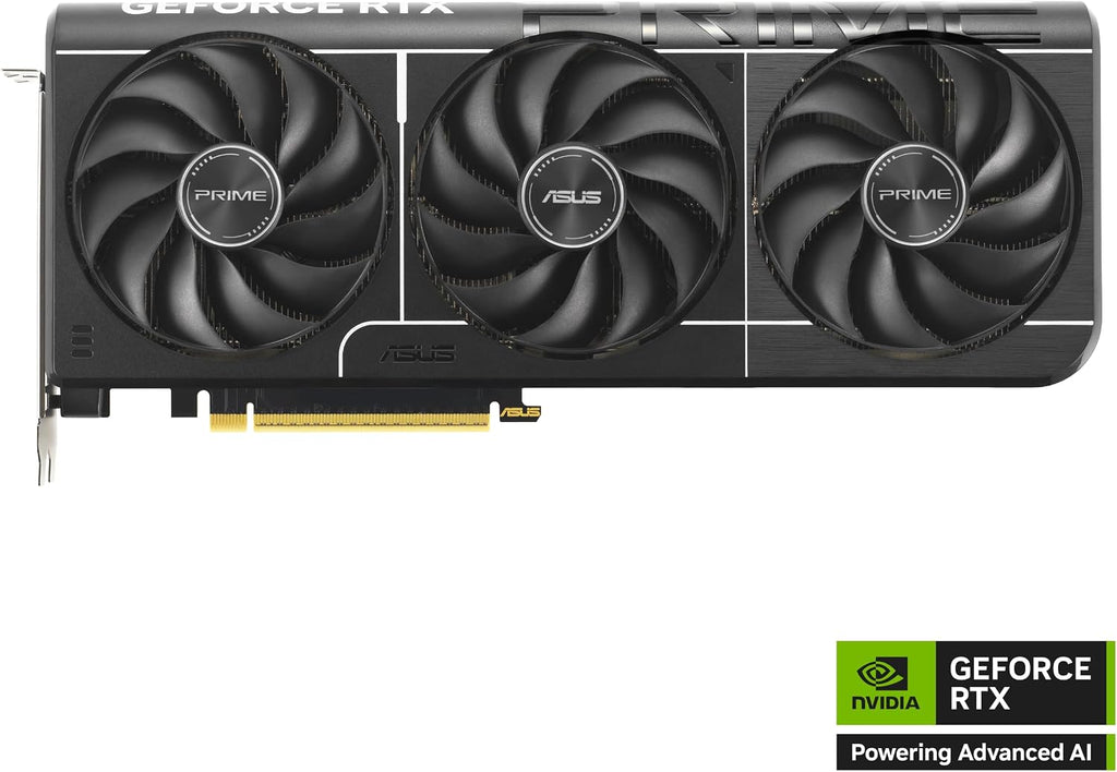 ASUS Prime GeForce RTX 5080 EVO 16GB GDDR7 OC Edition Gaming Graphics Card | Nvidia GeForce RTX5080, SFF-Ready, Dual BIOS Switch, PCIe 5.0, 1x HDMI 2.1b, 3x DisplayPort 2.1a