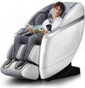 HealthRelife 4D Massage Chair Full Body, 166° Flexible Track, 18 Modes, 11 Techniques, 36 Airbag Massage, with Yoga Stretch, Foot Massage, Zero Gravity Massage Recliner（Beige）