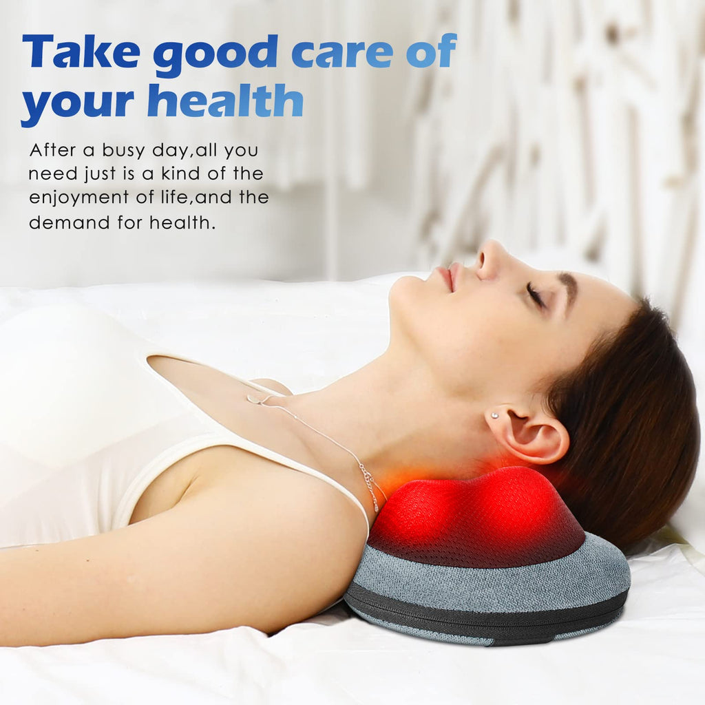 Papillon Fathers Day Dad Gifts for Husband,Back Massager with Heat,Shiatsu Neck Massager Pillow for Back,Neck,Shoulder,Foot&Lower Back Pain Relief,Relaxation Gifts for Women/Mom/Dad(Black)