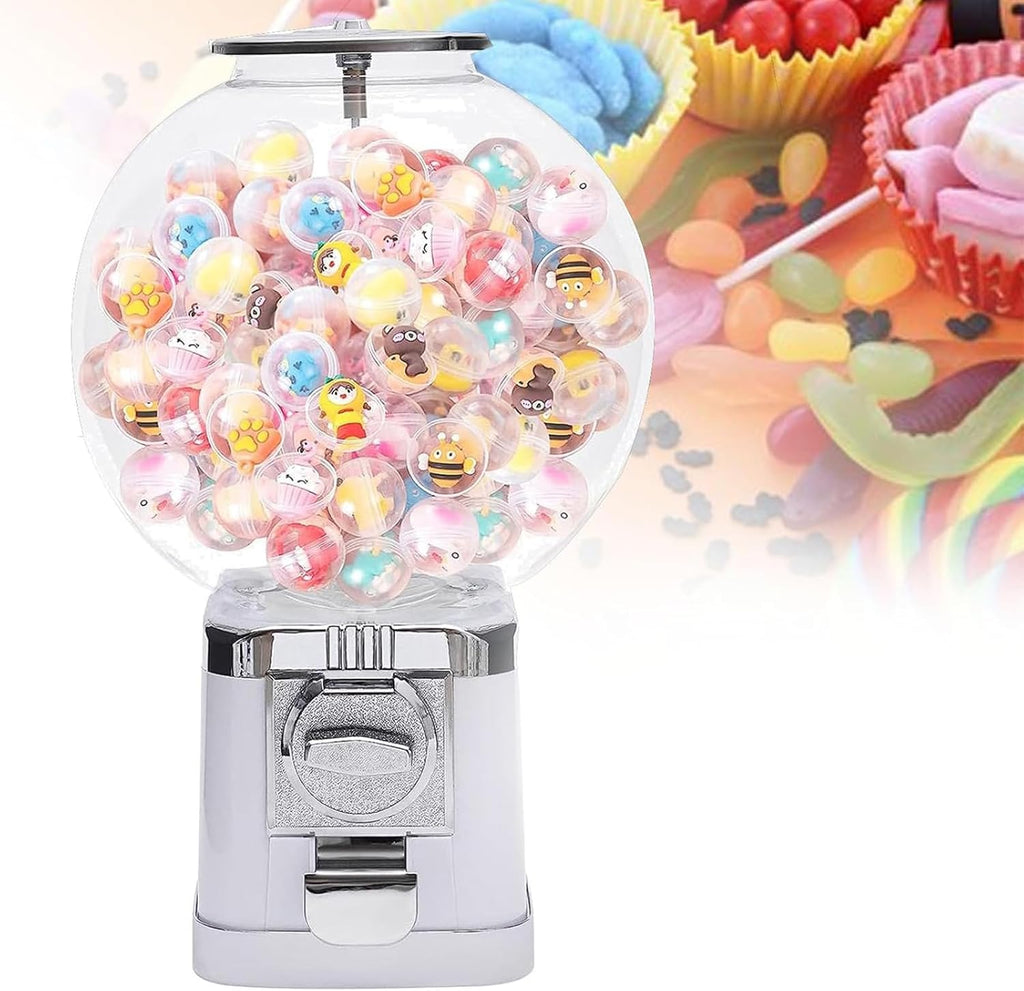 Gashapon Machine, Automatic Mechanical Candy Dispenser for Business Promotion, Mini Claw Machine Prize Dispenser for Party, Carnival, Game Room & Retail Store
