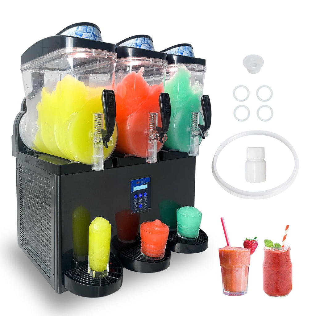 Slushie Machine Commercial 8Gal/30L, Slushy Machine Maker 900W, 2 Mods Margarita Frozen Drink Cocktail Maker for Restaurants, Bars, Cafes, Food Truck