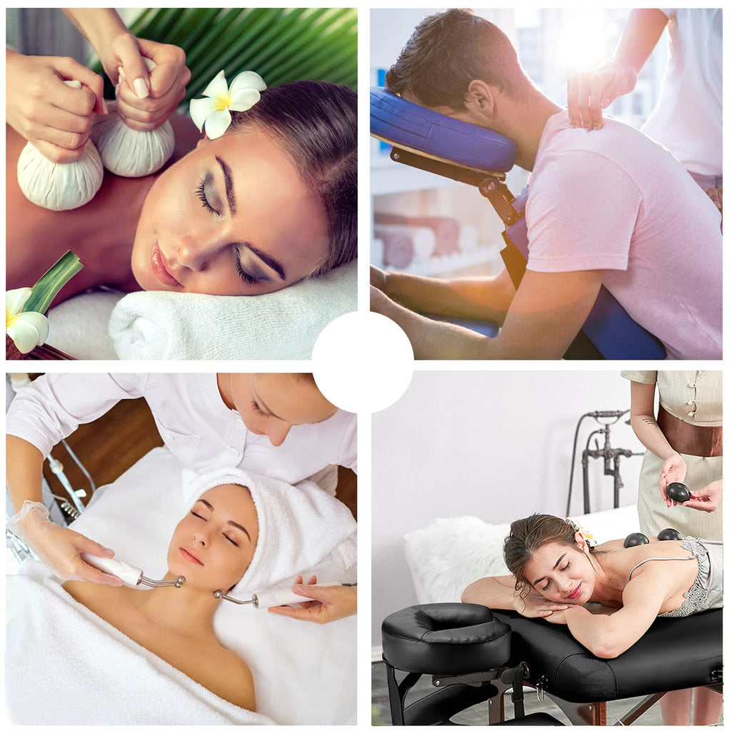 Universal Massage Table Face Cradle & Cushion, Adjustable Massage Chair Spa Bed Headrest & Face Pillow Support, Massage Platform Head Rest Cushion Cradle for Salon Home Mattress Top Massage Kit