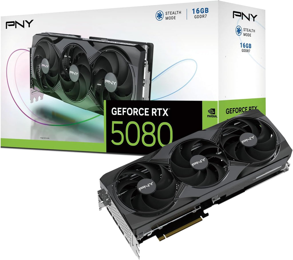PNY NVIDIA GeForce RTX™ 5080 Triple-Fan Graphics Card