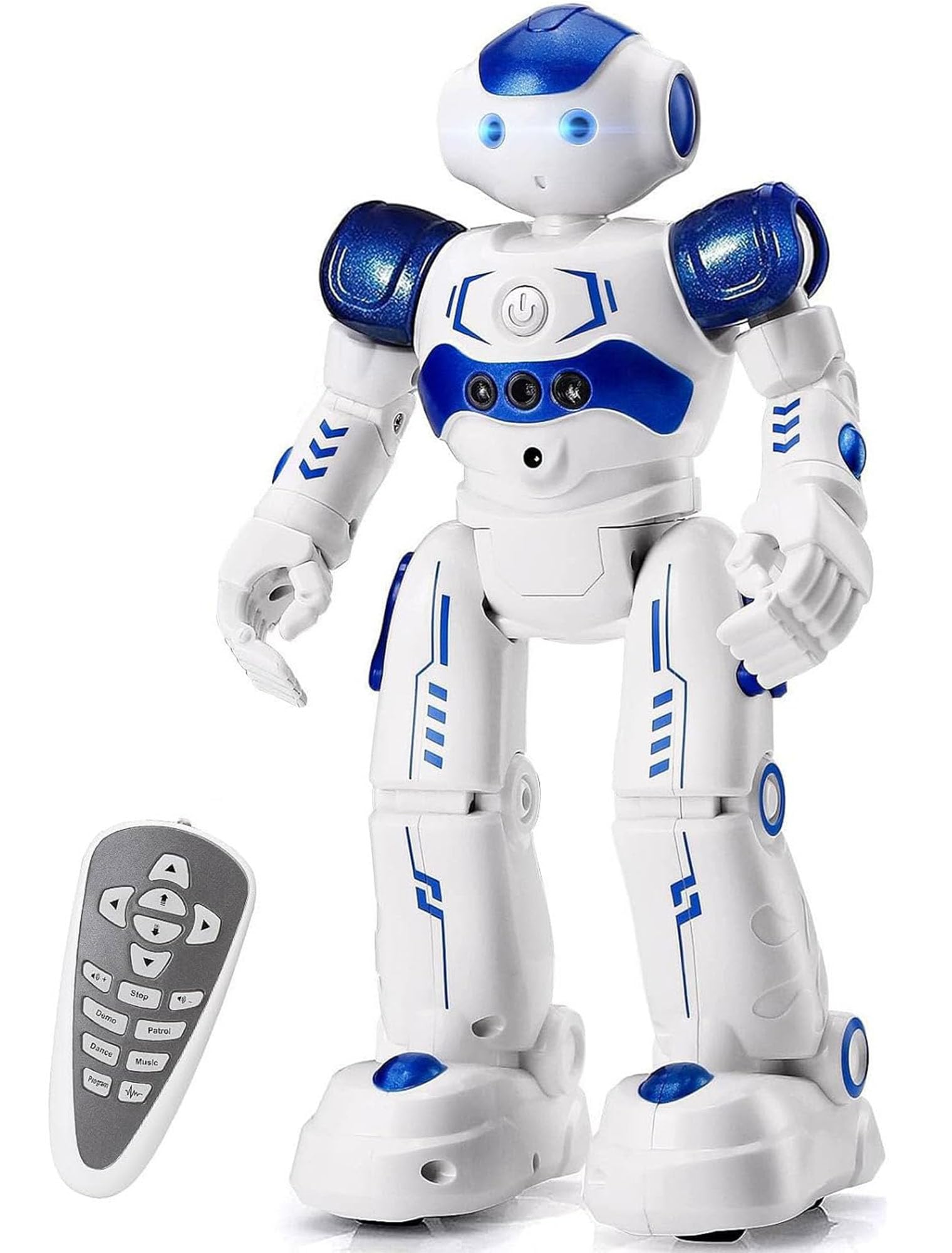 KingsDragon RC Robot Toys for Kids, Gesture & Sensing Programmable Remote Control Smart Robot for Age 3 4 5 6 7 8 Year Old Boys Girls Birthday Gift Present