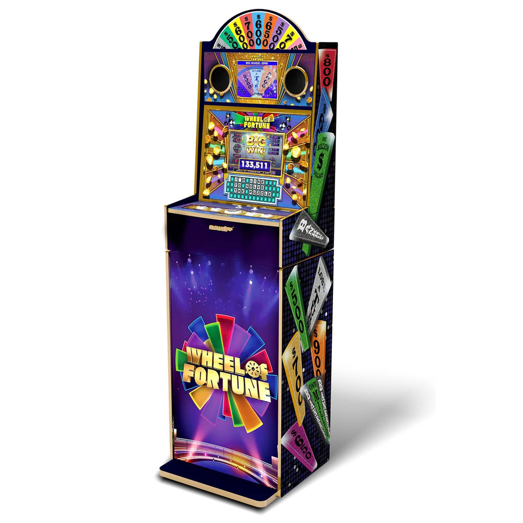 Wheel of Fortune Casinocade Deluxe Arcade Machine for Home, Over 5-feet-Tall Stand-up Cabinet, and 24 Games
