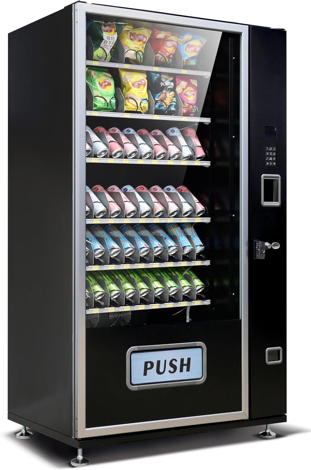 G660 Extra Large Beverage Snack Combo Refrigerated Vending Machine with Stratified Temp Control