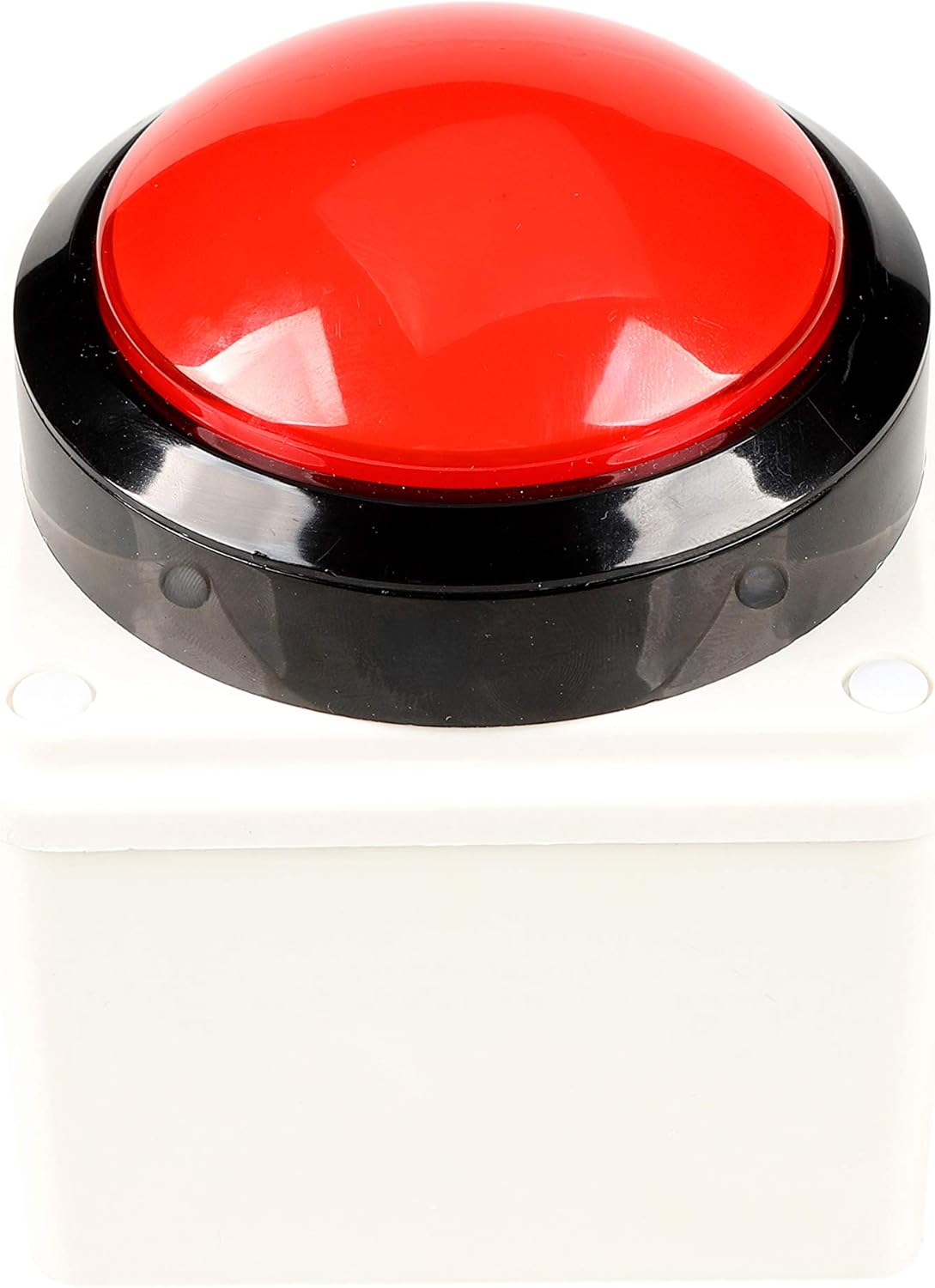 Arcade Buttons EG STARTS 100mm Big Dome Convex Type LED Lit Illuminated Push Button for Arcade Machine Video Games Parts & Red DC 12V
