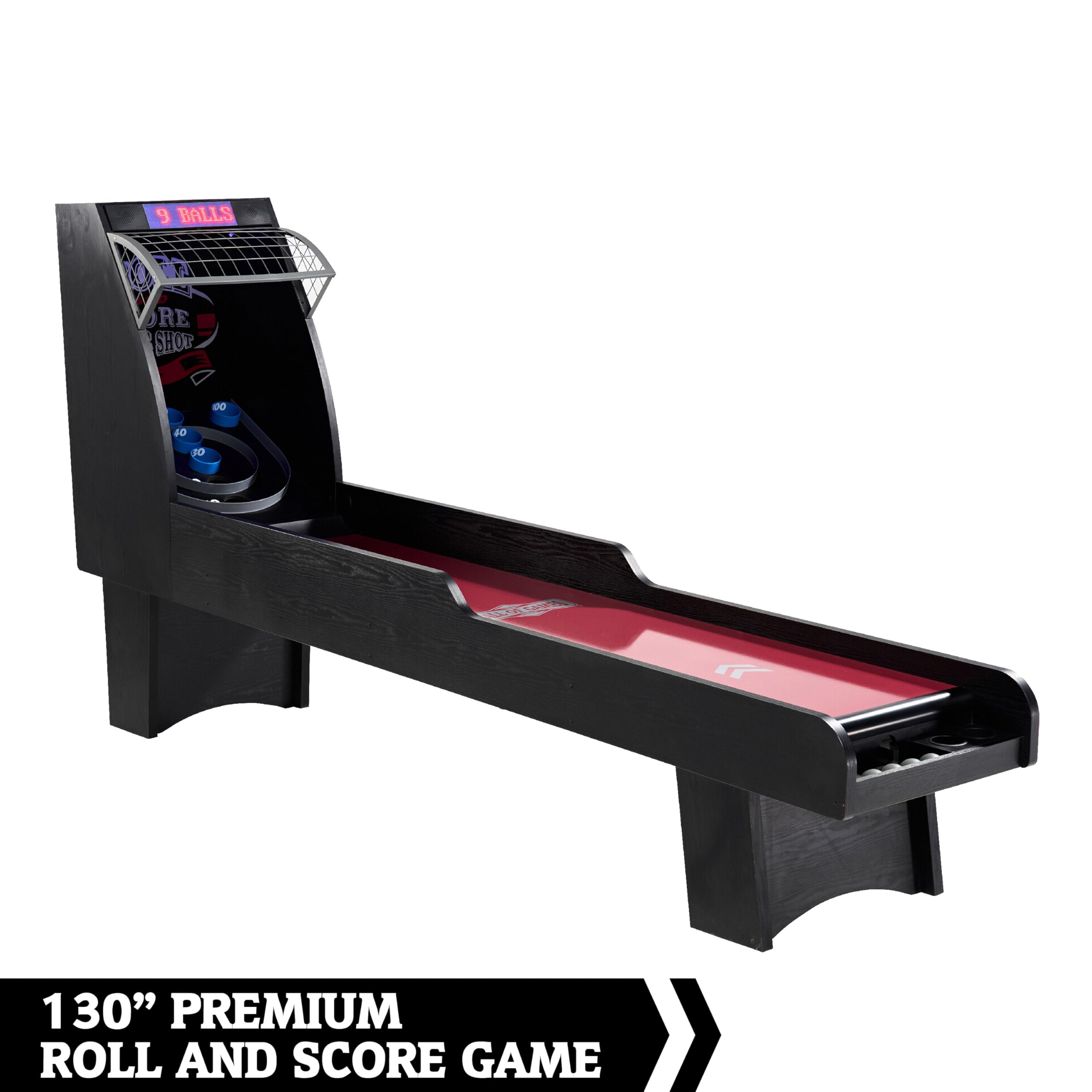 Hall of Games Roll & Score Multiple Styles Arcade Game Collection, Durable & Stylish Designs with Game Balls, Perfect for Family Game Rooms