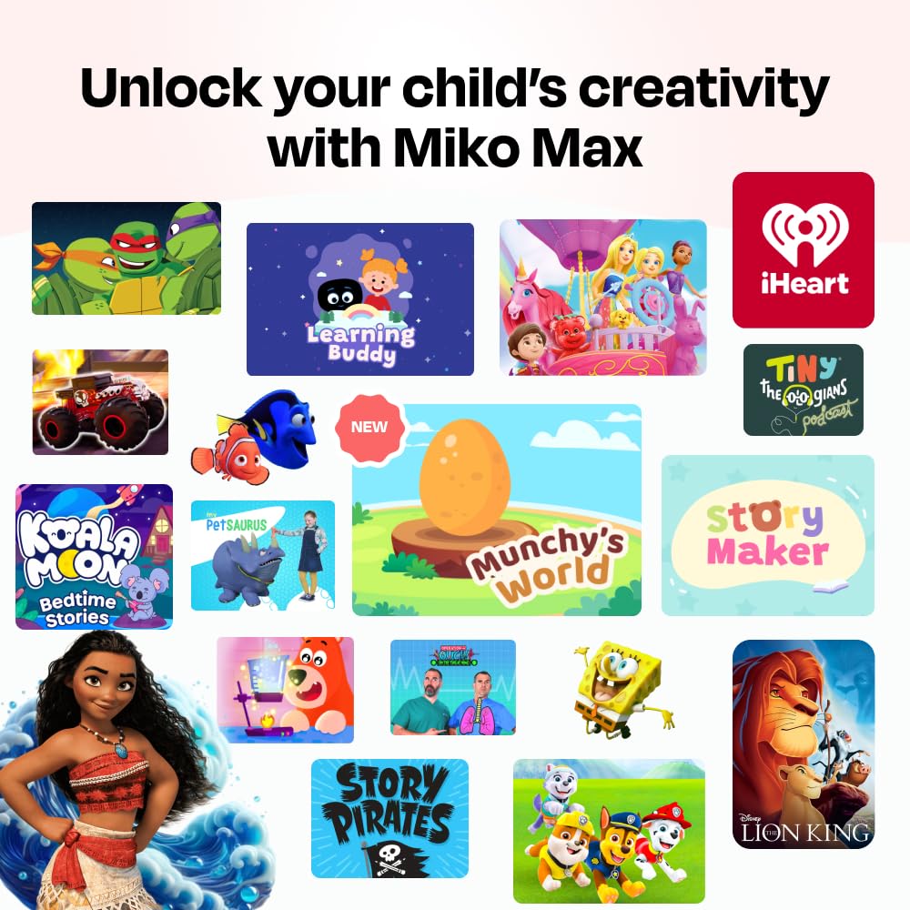 Miko 3 AI Robot for Kids – Smart Educational & STEAM Learning Robot with Interactive Apps, Games, Stories & Activities for Girls & Boys Ages 5–10 | Red