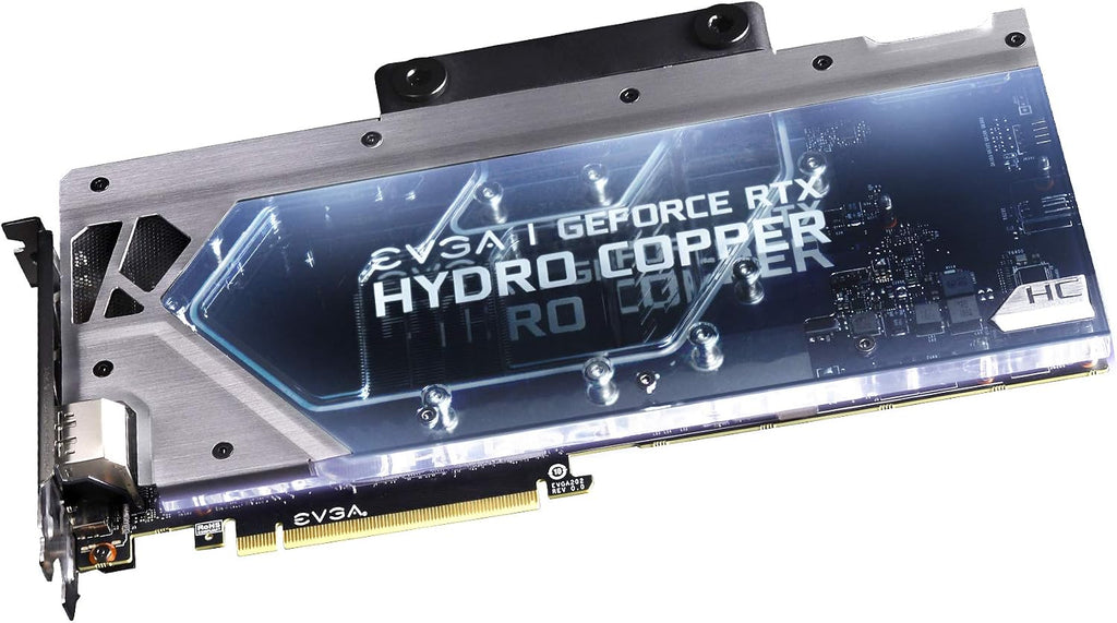 EVGA GeForce RTX 2080 Ti FTW3 Ultra Hydro Copper Gaming 11G-P4-2489-KR 11GB GDDR6 RGB LED & iCX2 Technology - 9 Thermal Sensors