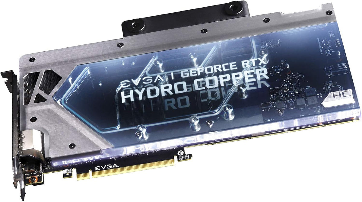 EVGA GeForce RTX 2080 Ti FTW3 Ultra Hydro Copper Gaming 11G-P4-2489-KR 11GB GDDR6 RGB LED & iCX2 Technology - 9 Thermal Sensors