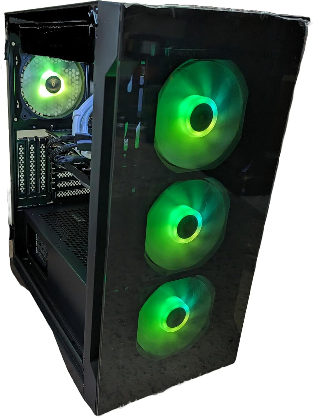 Centaurus Andromeda A4.1 Desktop - AMD Ryzen 9 9900X 12-Core 5.0GHz, Radeon RX 9070 XT 16GB, 2TB NVMe SSD, 32GB DDR5 RAM, Windows 11 Pro, Liquid Cooler, WiFi. Custom Gaming PC VR 4K Ready