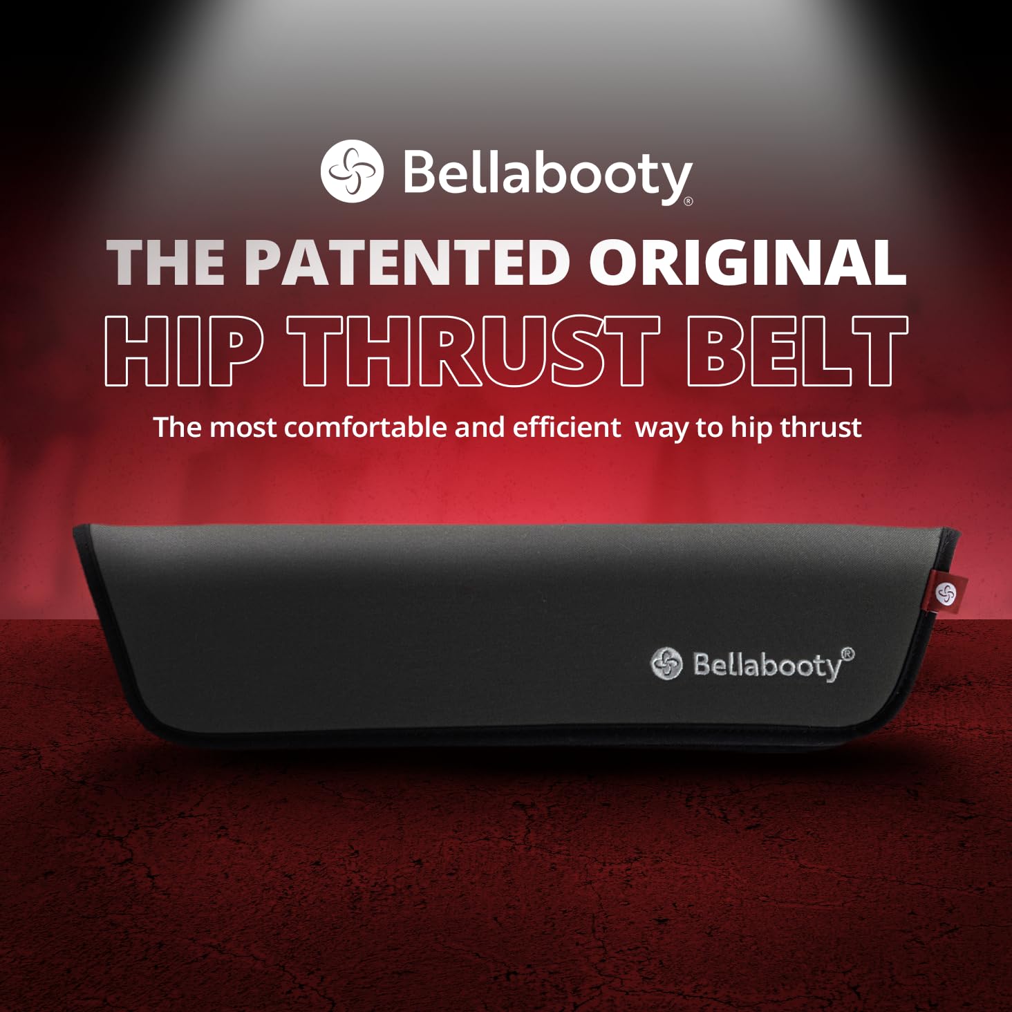 Bellabooty Premium Hip Thrust Belt - Adjustable Exercise Belt for Glutes & Squats, Hip Thrust Pad for Comfort, Versatile Gym Equipment for Home - Weightlifting Belt Support for Women