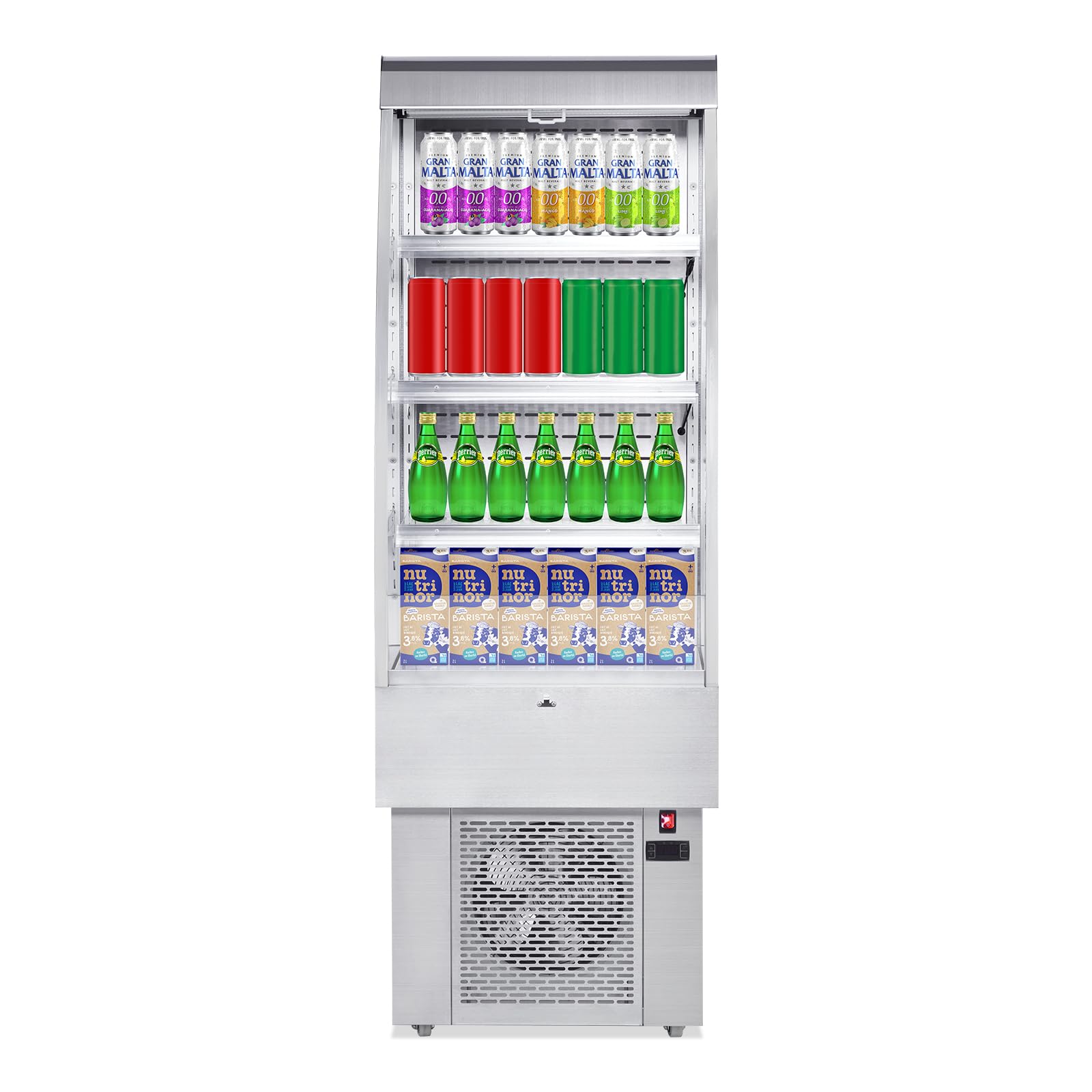 IDEALHOUSE Commercial Refrigerator, Commercial Merchandiser 26.8 Cu Ft Refrigerator, Refrigerator with 2 Glass Door and LED Light, Large Business Cooler for Home Restaurant Grocery Stores