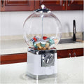 Gumball and Coffee Pod Vending Machine Combo with Candy Dispenser, Coffee Capsule Vending Machine Storage Holder, Twister Ball Dispenser for Retail Store